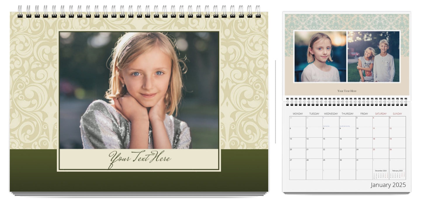 Photo Wall Calendar - with Design