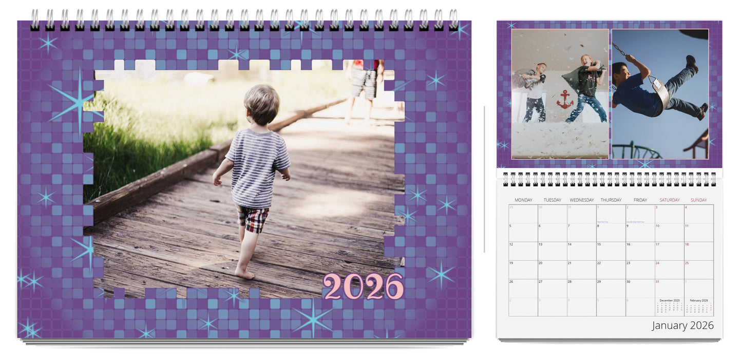 Photo Wall Calendar - customised with Design