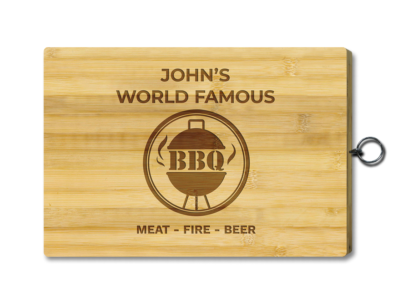 BBQ Chef - Chopping Board - engraved - ideal gift for him