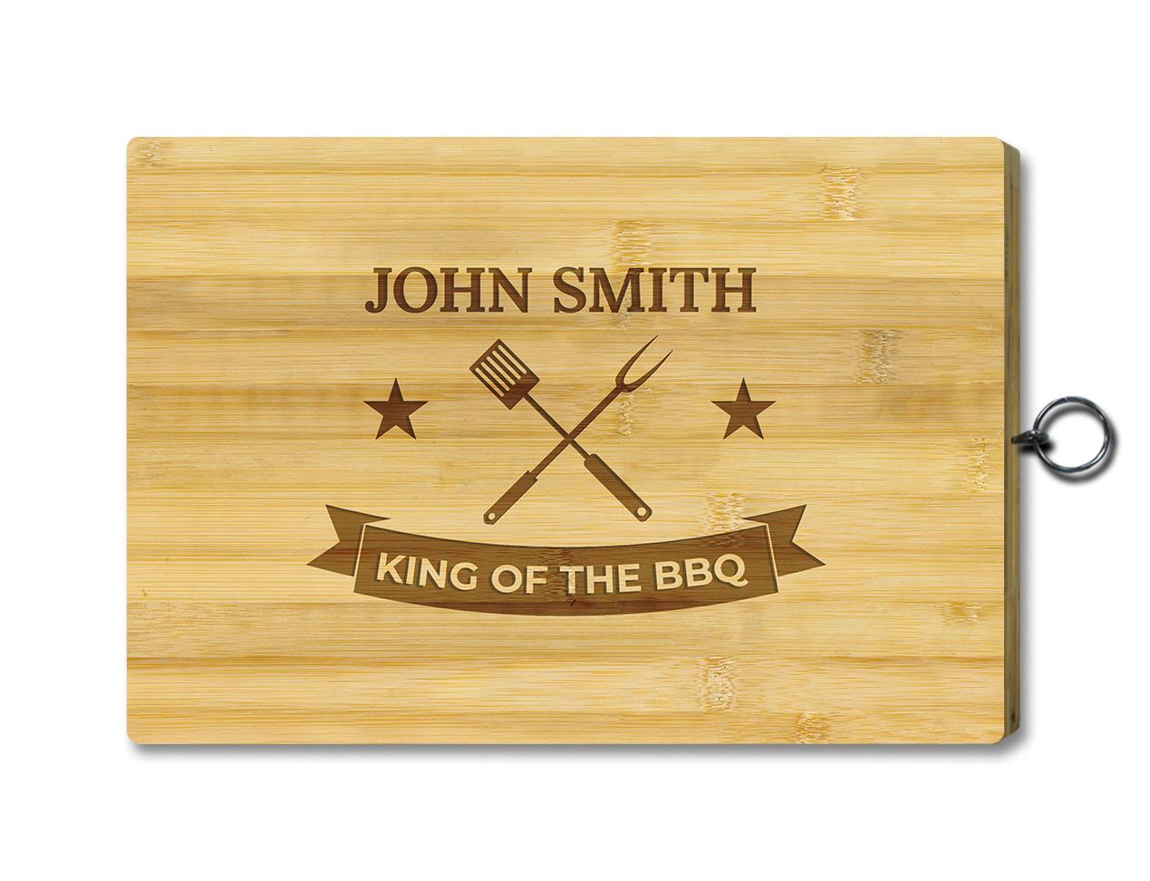 Engraved Chopping Board - King of the BBQ