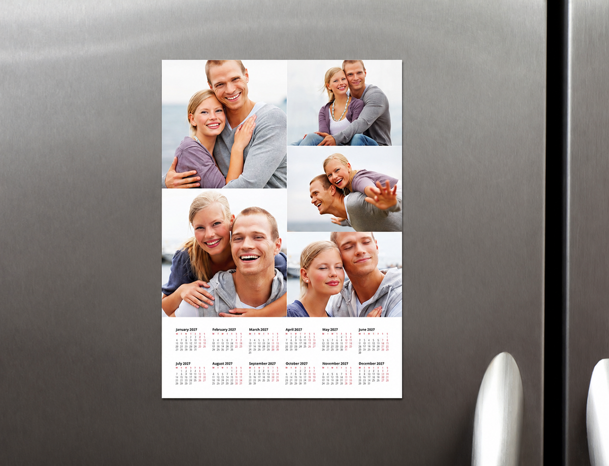 Magnet Calendar on Fridge