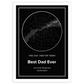 Custom Star Map - Classic - Black