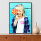 Framed Photo with image of girl