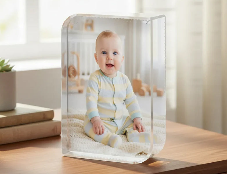 Personalised Glass Photo Blocks with stylish giftbox | Kroma