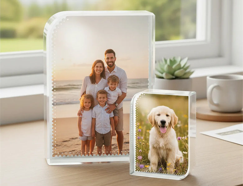 Glass Photo Blocks