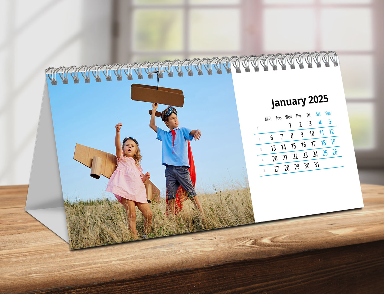 Personalised Desk Calendar - 2025 Calendars