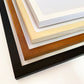 Framed Prints with many frame colours, such as white, black, light brown and dark brown
