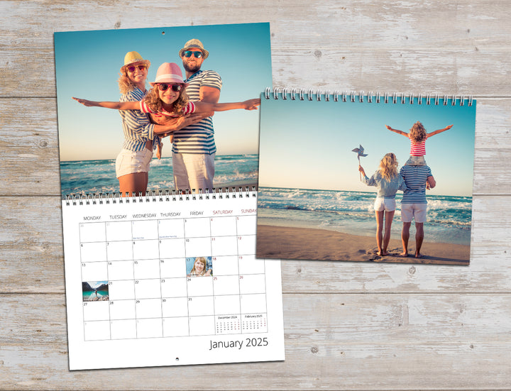 Personalised 2025 Wall Calendars DeskCalendars Made in NZ Personalised Calendar 2025 Bulk