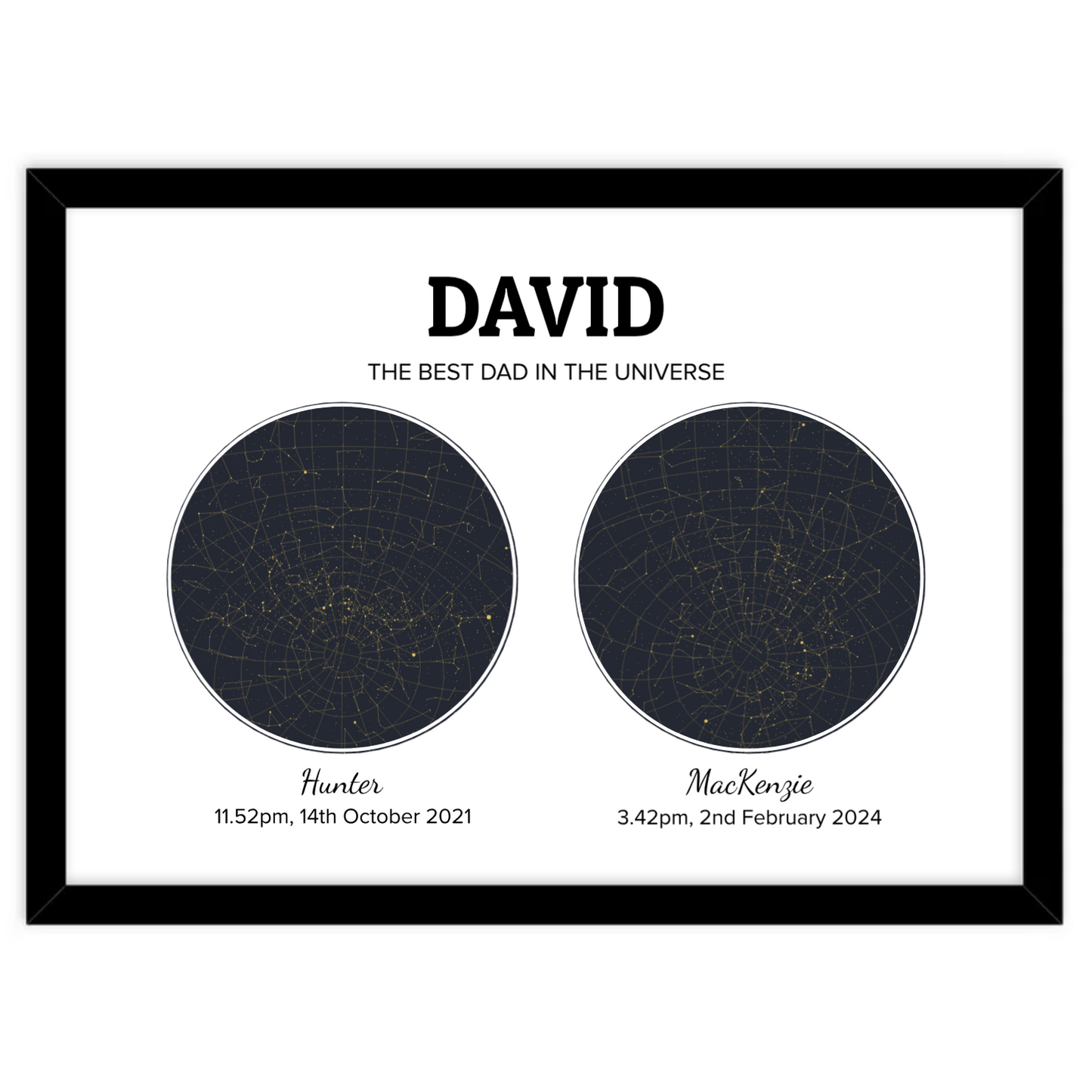Custom Star Map - Double