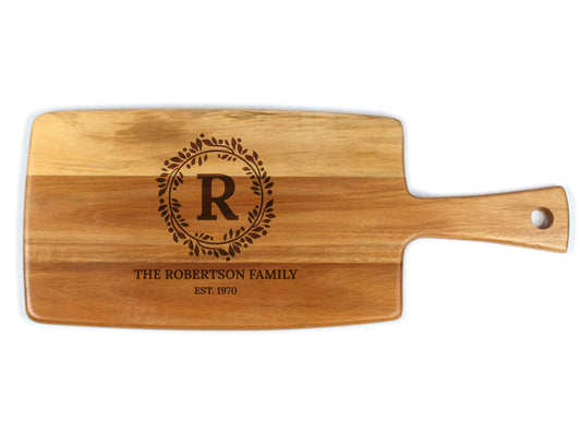 Cheese Board - Monogram Family