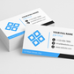 Simple business card design available from just 50 cards, Made in NZ