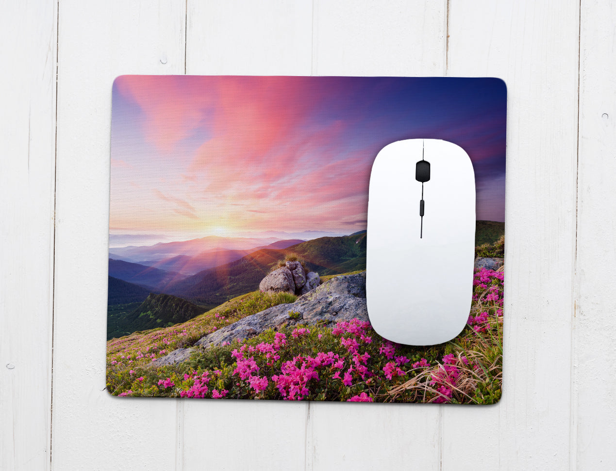 custom mouse mat personalised with nature