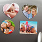 Fun Fridge Magnets as Refrigerator decoration, in Fun Shapes Heart, Round and Rectangle
