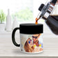 magic mug - magically changing colour when pouring in hot drink